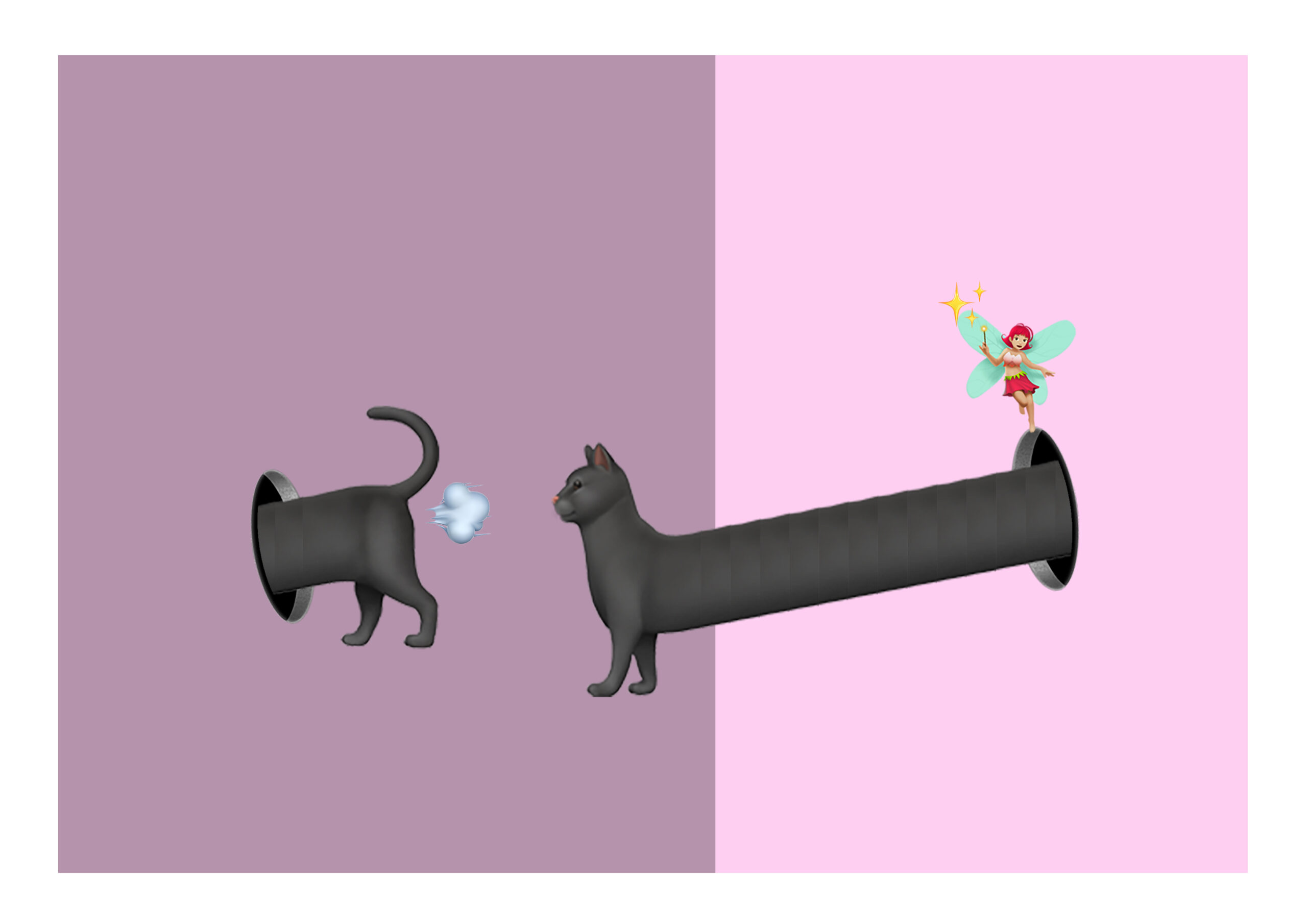 «Встреча с собой. Кот» из серии «Немая критика»