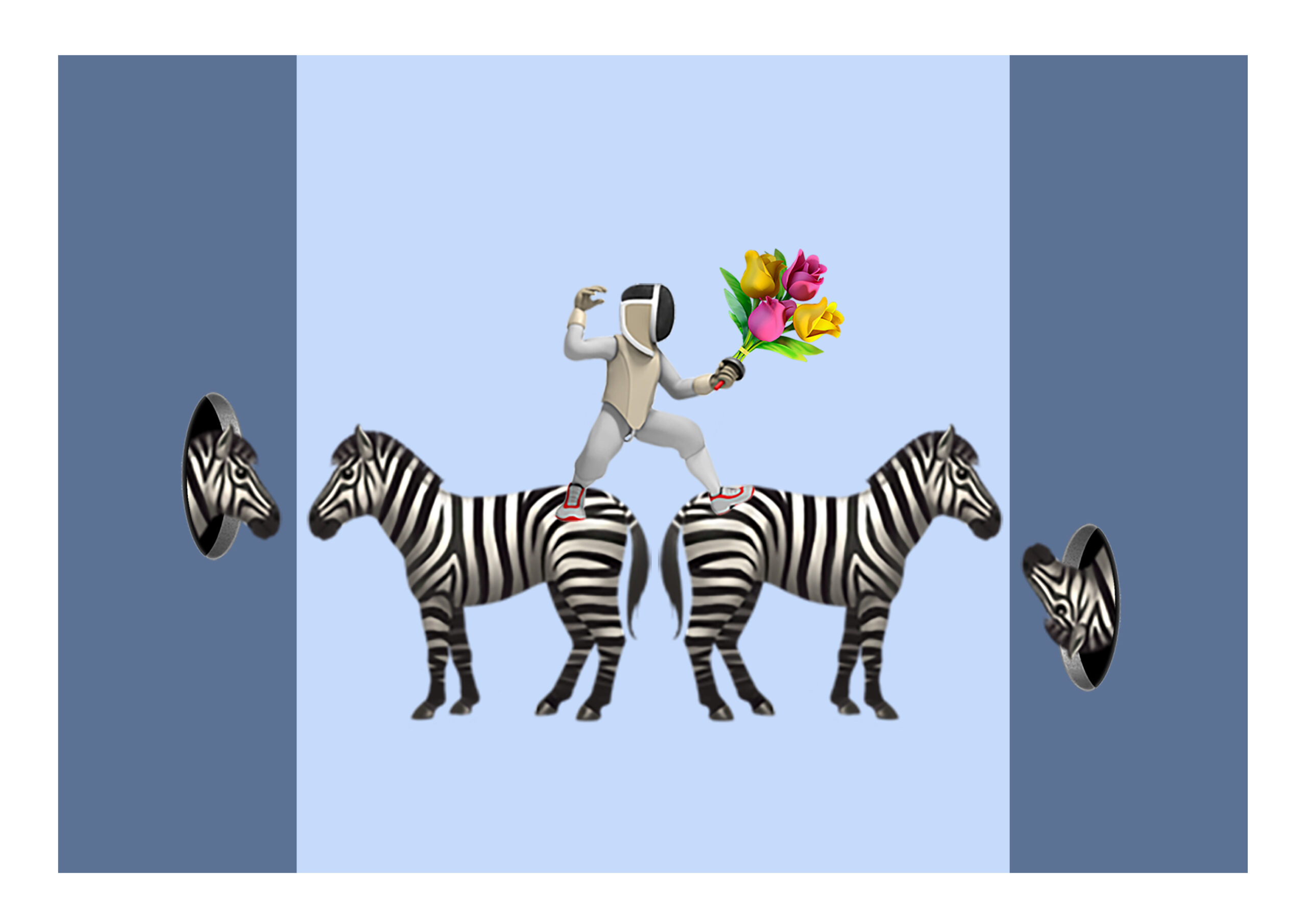 «Встреча с собой. Зебра» из серии «Немая критика»