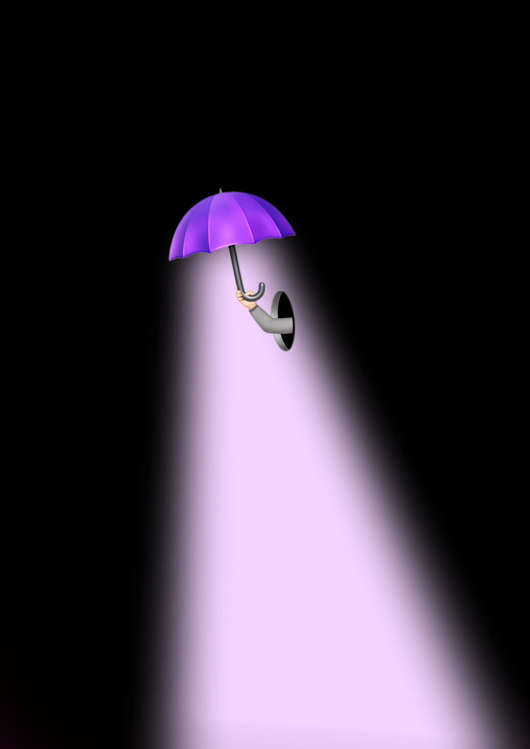 «Рука с зонтом» из серии «Горизонт событий»