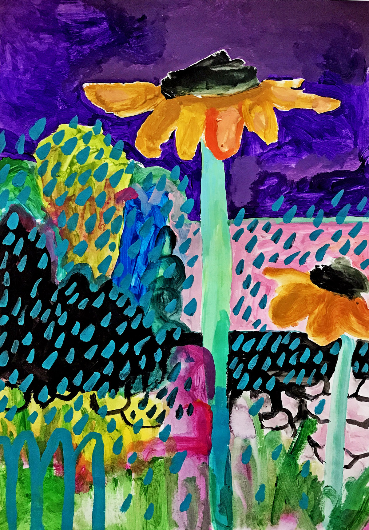 Подсолнухи