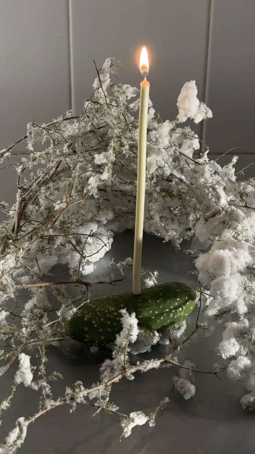 Подсвечник «Огурчик»