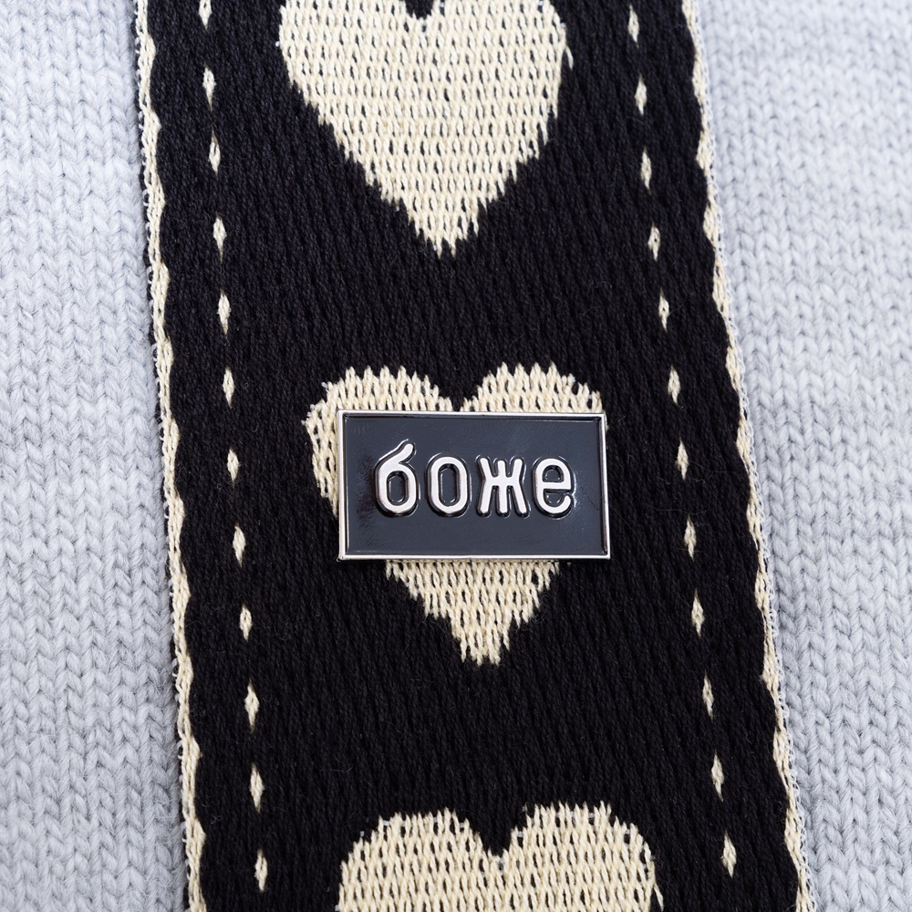 Металлический значок "БОЖЕ"